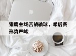 猎鹰主场苦战输球，季后赛形势严峻的简单介绍