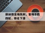 关于摩纳哥主场失利，客场不胜四轮，排名下滑的信息